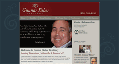 Desktop Screenshot of gunnarfisherdentistry.com
